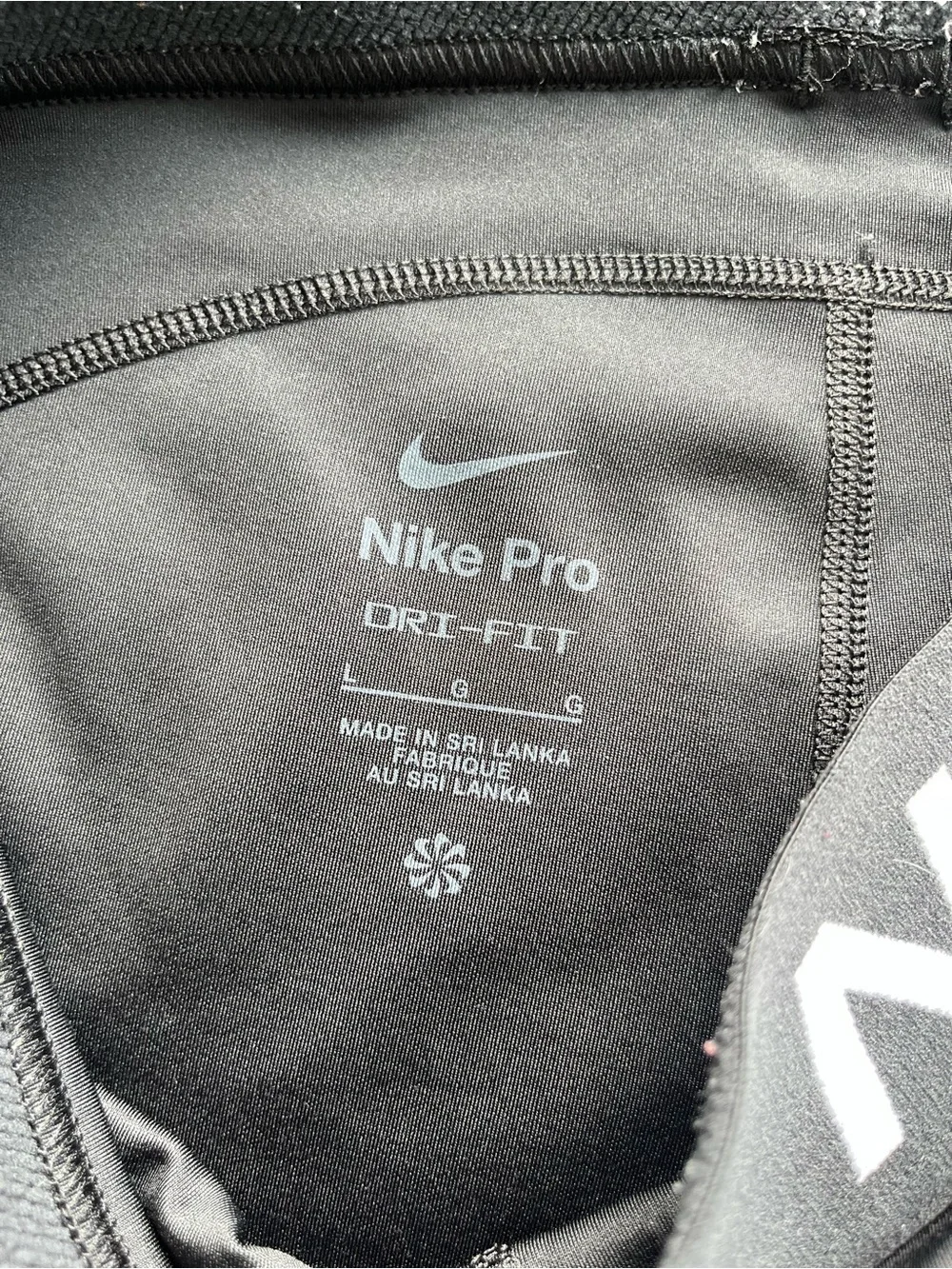 Nike Black High-Waist Logo Bike Shorts